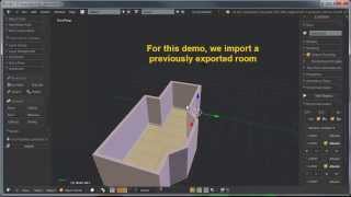 Archimesh v08 New Auto Holes feature for windows and doors [upl. by Ronna]