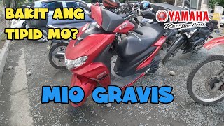 SOBRANG TIPID SA GAS  YAMAHA MIO GRAVIS [upl. by Elleyoj]