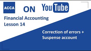 Correction of errors  Suspense account dərs prosesində izahı [upl. by Oeflein367]