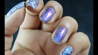 Multichrome Water Spotted Nail Art [upl. by Atiuqahc219]