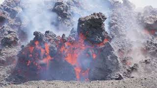 Eruzione Etna Parossismo Voragine 04 agosto 2024 [upl. by Annaer24]