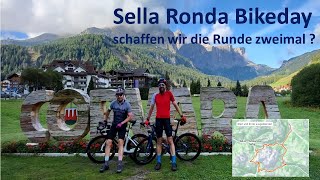 Sella Ronda BikeDay  schaffen wir die Runde zweimal [upl. by Asilef50]