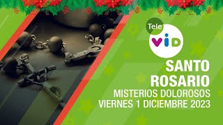 Santo Rosario de hoy Viernes 1 Diciembre de 2023 🎄📿 Misterios Dolorosos TeleVID SantoRosario [upl. by Kalmick]