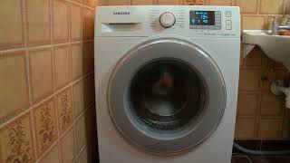 Samsung washing machine eco drum clean program  wash wasching machine demo [upl. by Patrizio374]