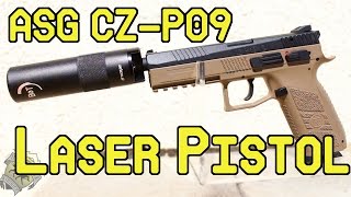 ASG CZP09 Laser Pistol Oregon Airsoft Arena [upl. by Werdna]