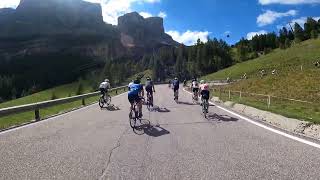 Sellaronda Bike Day 092024 ascent to Passo Gardena [upl. by Elisabeth]