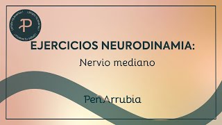 NEURODINAMIA NERVIO MEDIANO [upl. by Indihar]