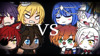 FNaF 1 vs FNaFSL  Gacha Life  Singing battle [upl. by Ailssa802]