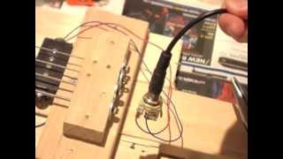 How to Build a Cheap DIY Electric Upright Bass out of a 1x3 [upl. by Niliac]