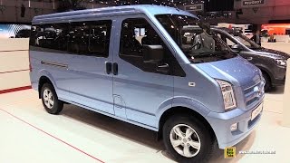 2015 DFSK C37 MPV EPS  Exterior Interior Walkaround  2015 Geneva Motor Show [upl. by Dehlia]