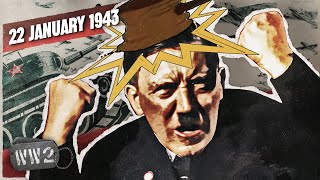 178  Hitlers Interference is losing the war  WW2  January 22 1943 [upl. by Yannodrahc]