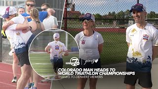 Colorado man heads to World Triathlon Championships thanks to Denver7 Gives [upl. by Ahsoyem]