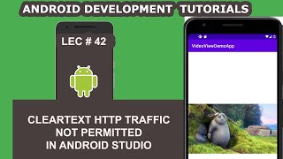 How Fix quotCleartext HTTP traffic not permittedquot in Android Studio [upl. by Llirret]