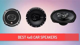 Top 8 Best 4x6 Car Speakers by Speaker Champion [upl. by Terencio]