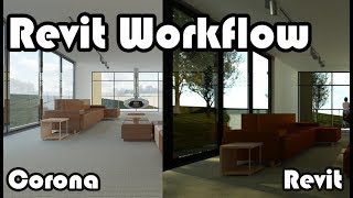 Learn Revit in 5 minutes Render via Corona Render in 3Ds Max Revit workflow 22 [upl. by Drofnil483]