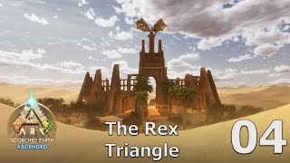 Scorched Earth Walkthrough E4  The Rex Triangle  Ark Survival Ascended [upl. by Kylen]