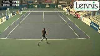 RICHOL FRA vs BUREK GBR  Open Super 12 Auray Tennis [upl. by Bernie]