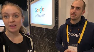 Google for Education at Bett 2018 Chromebooks G Suite Jamboard and more [upl. by Annasor329]