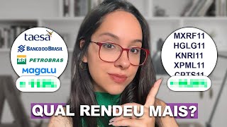 Testei MIL REAIS em FUNDOS IMOBILIÁRIOS e em AÇÕES por 5 ANOS E esse foi o que MAIS RENDEU [upl. by Birgit416]