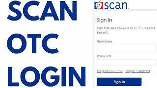 otcscanhealthplancom Scan OTC Login Sign in Catalog ⏬👇 [upl. by Aloz]