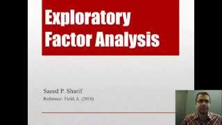 Exploratory Factor Analysis EFA Part 1 Persian Language [upl. by Iam19]