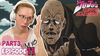 POLNAREFF AND KAKYOIN VS HANGED MAN  JJBA Stardust Crusaders Episode 11  REACTION [upl. by Nagiem]