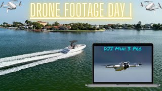 LIVE ACTION Drone Footage of my Yamaha 210 FSH Sport Jet Boat with the DJI Mini 3 Pro Drone [upl. by Janaye782]