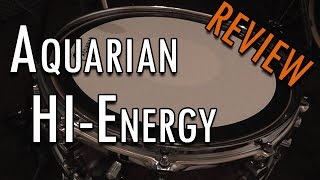 Aquarian HIENERGY Snare Drumhead Review  Sonor SClassix [upl. by Princess]