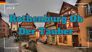 😍 El pueblo más BONITO de ALEMANIA  Rothenburg Ob Der Tauber [upl. by Angelita]