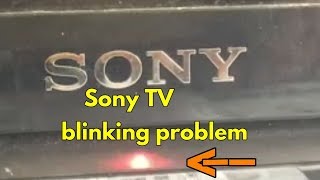 Sony bravia blinking problems  led tv repair [upl. by Halak596]