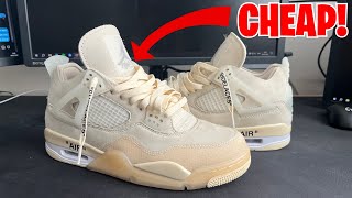 How To Get CHEAP Jordan 4 OffWhite  clubkickzru [upl. by Bathulda841]