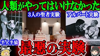 【衝撃の結末】人類が絶対に手を出してはいけなかった実験3選【ゆっくり解説】 [upl. by Kiley]