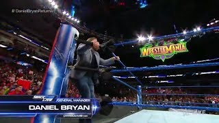 Daniel Bryans Returns trance SmackDown March 20 2018 HD [upl. by Aysahc73]