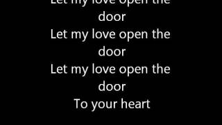 let my love open the door lyrics [upl. by Anid]