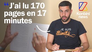 Mohamed Boclet est vicechampion du monde de lecture rapide 🤯 [upl. by Inalial308]