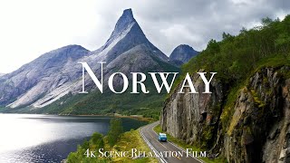 Norway 4K  Scenic Relaxation Film with Calming Music [upl. by Anniram]