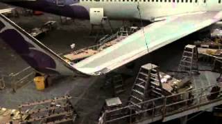 Installation of Hawaiian Airlines 767300 ER Winglets [upl. by Centonze]