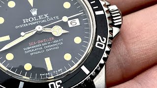 Rolex quotSingle Redquot SeaDweller quotHydraquot Ref 1665 Dr Ralph W Brauer [upl. by Cottrell]