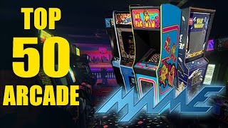 Top 50 MAME Arcade Games [upl. by Hakeber]