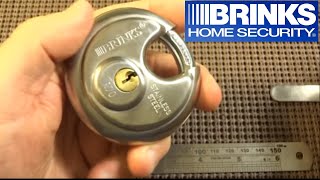 80 Brinks R70 Maximum Security Disc Padlock Picked Open [upl. by Eeral]