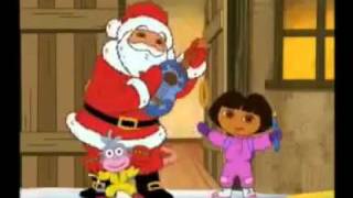 Dora Et Papa Noel  Chante Joyeux Noel  HD [upl. by Arinay]