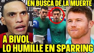 BENAVIDEZ SE OLVIDA DE CANELO Y CONFIEZA QUE MANDO A LA LONA A BIVOL EN SPARRING quotVOY POR ELquot [upl. by Irat]