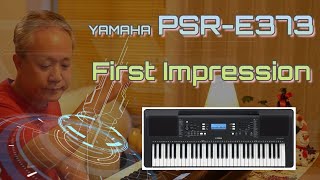 【YAMAHA PSRE373】JazzPianistが演奏したらこうなりました♪ ～開封の儀・デモ演奏・解説～ First Impression [upl. by Iharas]