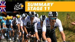 Summary  Stage 11  Tour de France 2018 [upl. by Terrell]