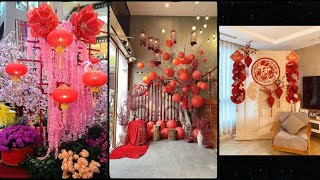 Chinese New year decoration idea Chinese New year home design [upl. by Atsed]