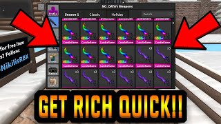 HOW TO GET RICH QUICK IN MURDER MYSTERY 2 WORKING 2022 TIPS AND TRICKS ROBLOX [upl. by Alahc]