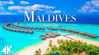 Maldives 4K UHD HDR  Relaxing Music Along With Beautiful Nature Videos 4K Video Ultra HD [upl. by Nassah754]