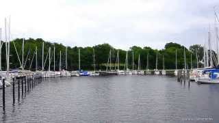 Hafen von Neustadt Ostsee Lübecker Bucht und Einfahrt in den Yachthafen Neustädter Seglerverein [upl. by Erdna]