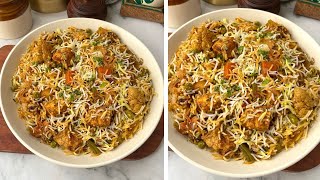 Veg Dum Biryani Recipe  वेज बिरयानी  Restaurant Style Veg Biryani  Lunch Recipes [upl. by Niamert]