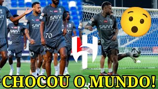 NEYMAR CHOCOU O MUNDO NO PRIMEIRO TREINO DO ALHILAL PÃ“S LESÃƒOðŸ˜¯ [upl. by Gora]